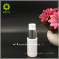 cosmetic packing 30ml 120ml white round plastic pump bottle PET bottle for eye gel